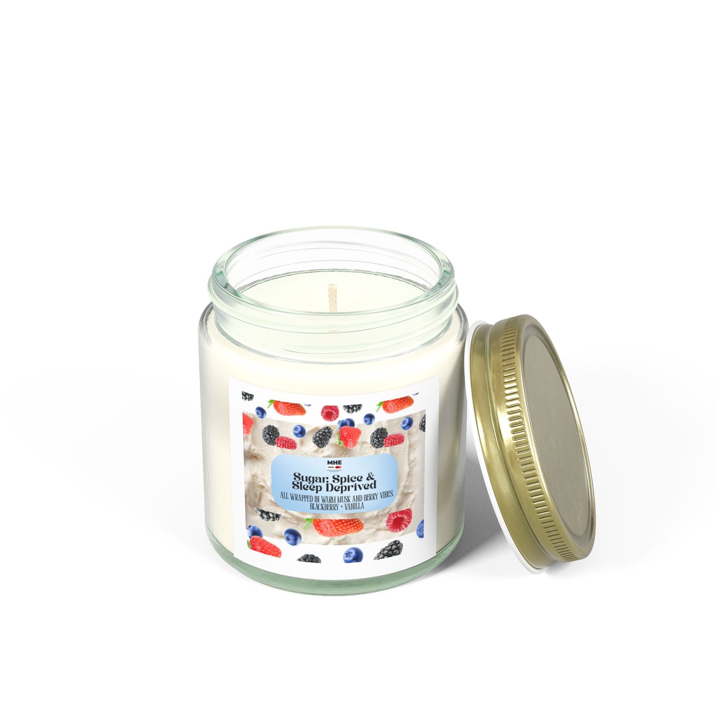 Sugar Spice & Sleep Inspired Scented Candles - Cozy Home Decor, Relaxation Gift, Aromatherapy, Candle for Stress Relief, Home Fragrance