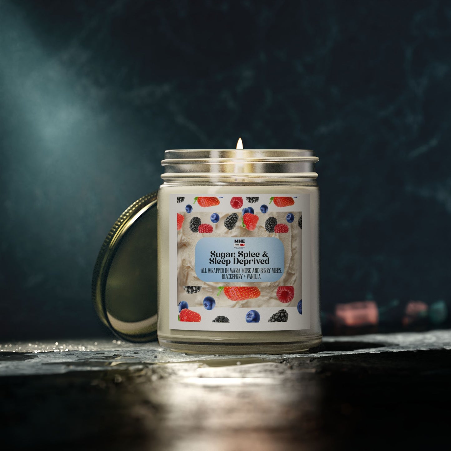 Sugar Spice & Sleep Inspired Scented Candles - Cozy Home Decor, Relaxation Gift, Aromatherapy, Candle for Stress Relief, Home Fragrance