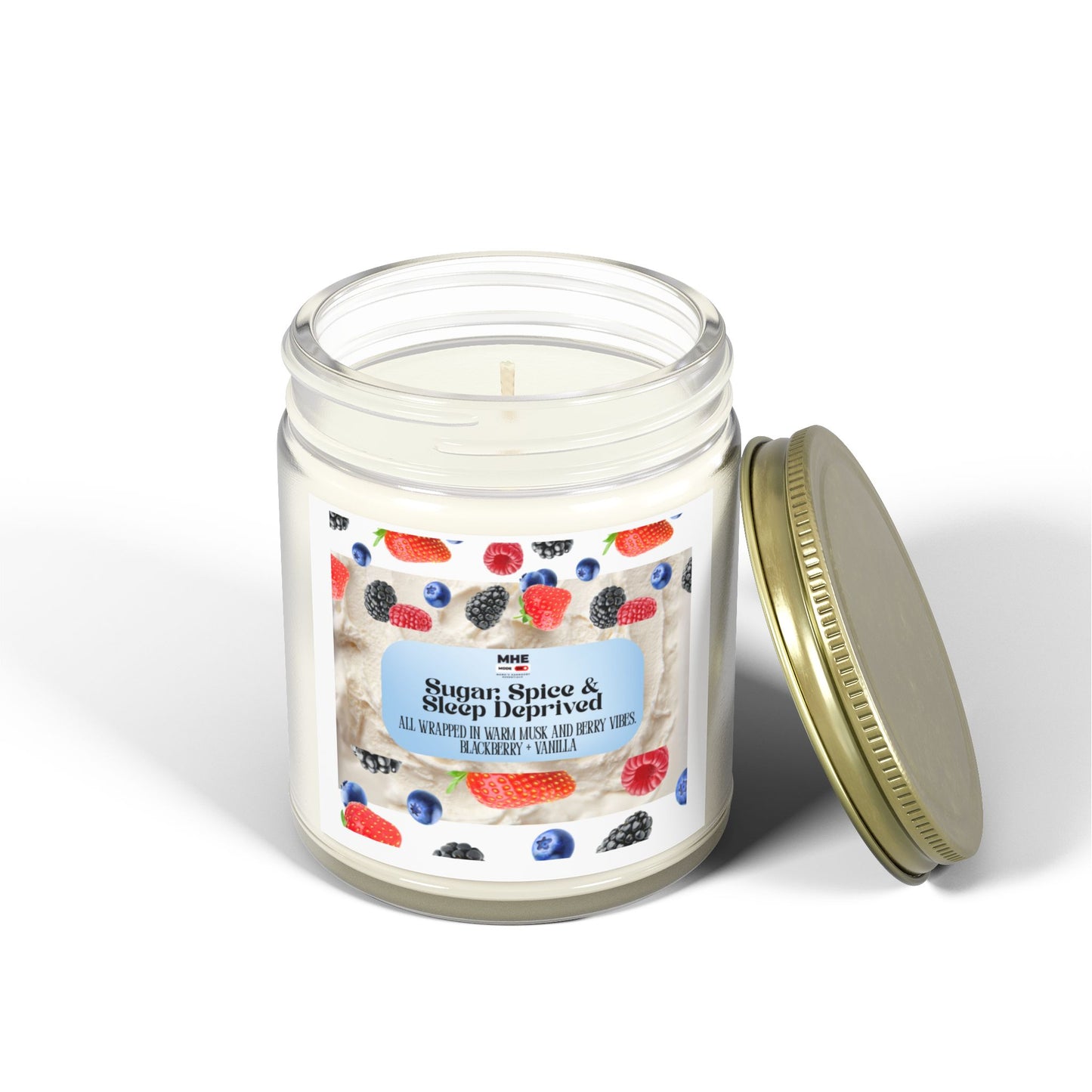 Sugar Spice & Sleep Inspired Scented Candles - Cozy Home Decor, Relaxation Gift, Aromatherapy, Candle for Stress Relief, Home Fragrance
