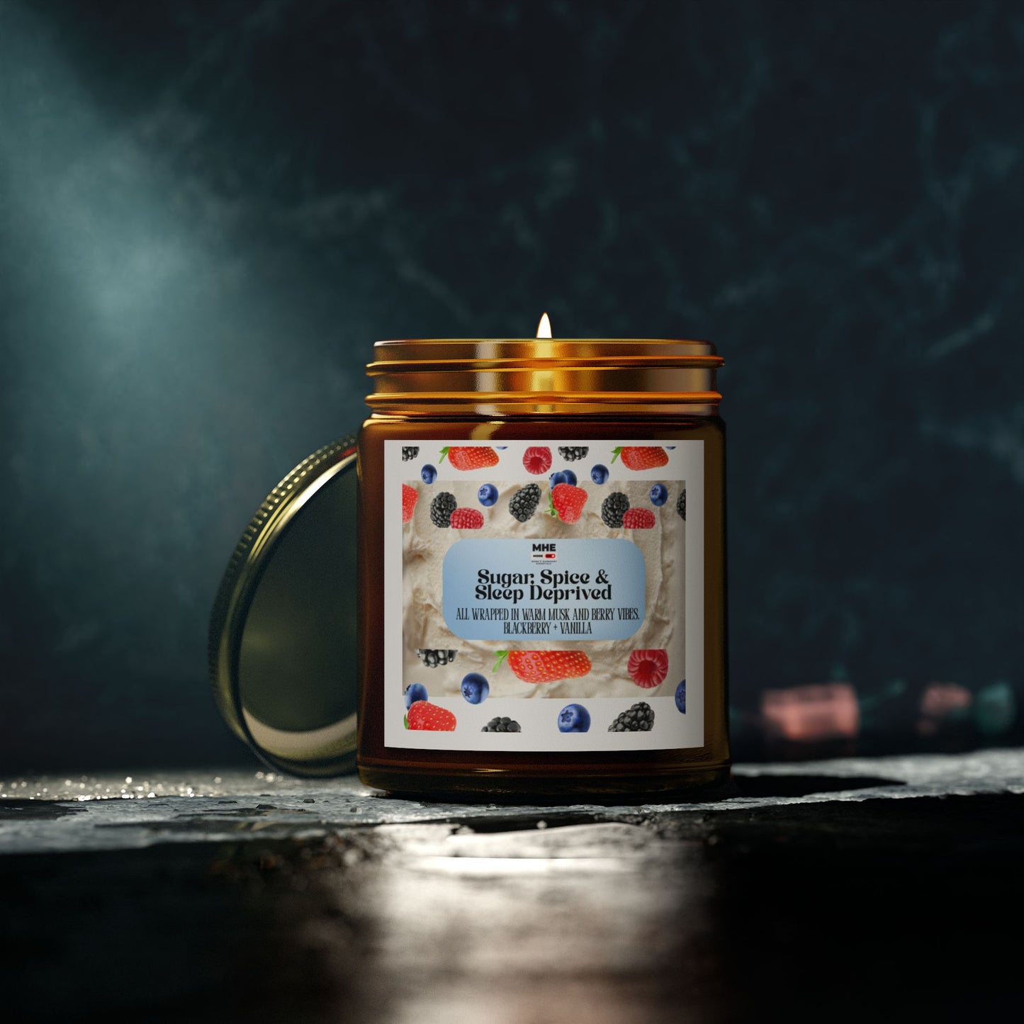 Sugar Spice & Sleep Inspired Scented Candles - Cozy Home Decor, Relaxation Gift, Aromatherapy, Candle for Stress Relief, Home Fragrance