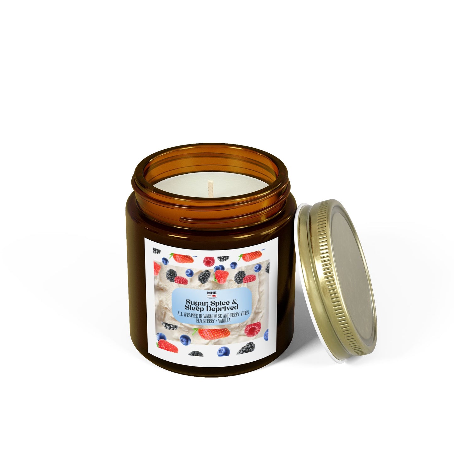 Sugar Spice & Sleep Inspired Scented Candles - Cozy Home Decor, Relaxation Gift, Aromatherapy, Candle for Stress Relief, Home Fragrance