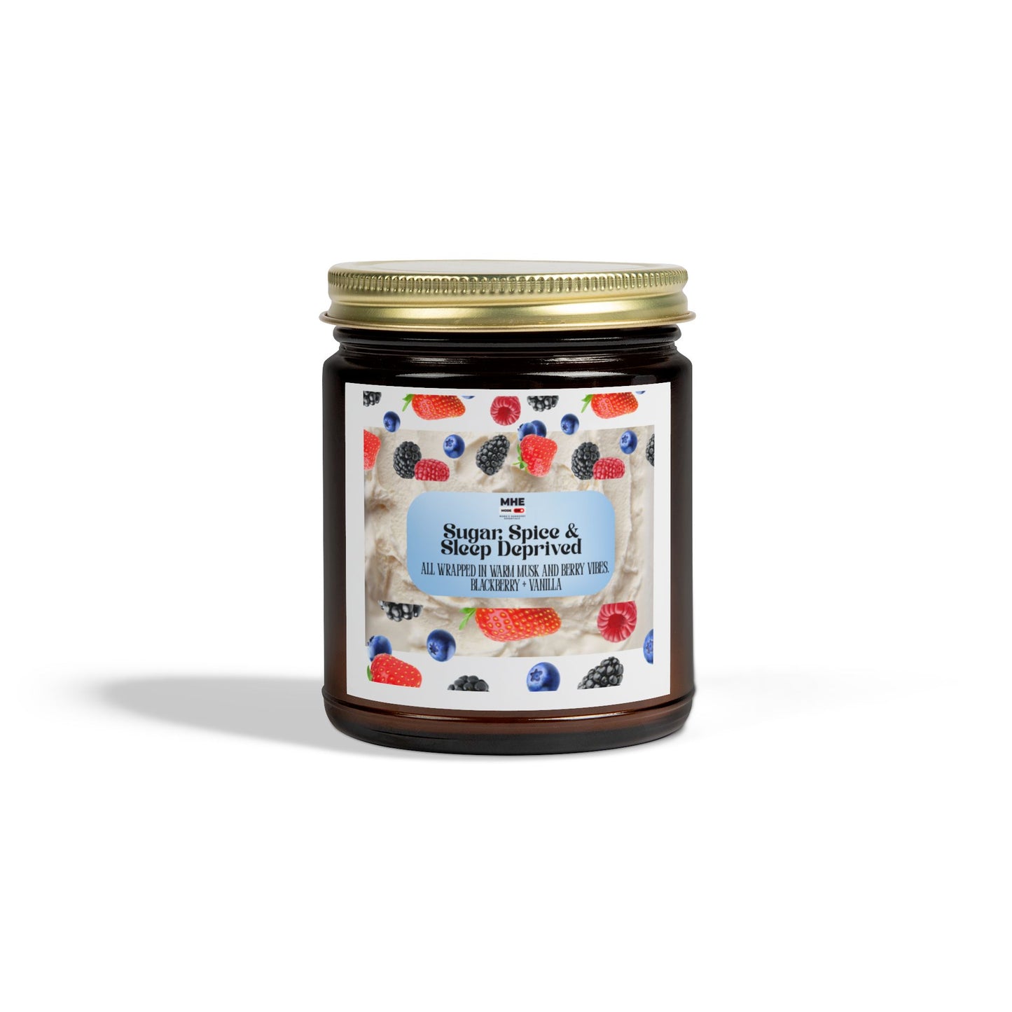 Sugar Spice & Sleep Inspired Scented Candles - Cozy Home Decor, Relaxation Gift, Aromatherapy, Candle for Stress Relief, Home Fragrance