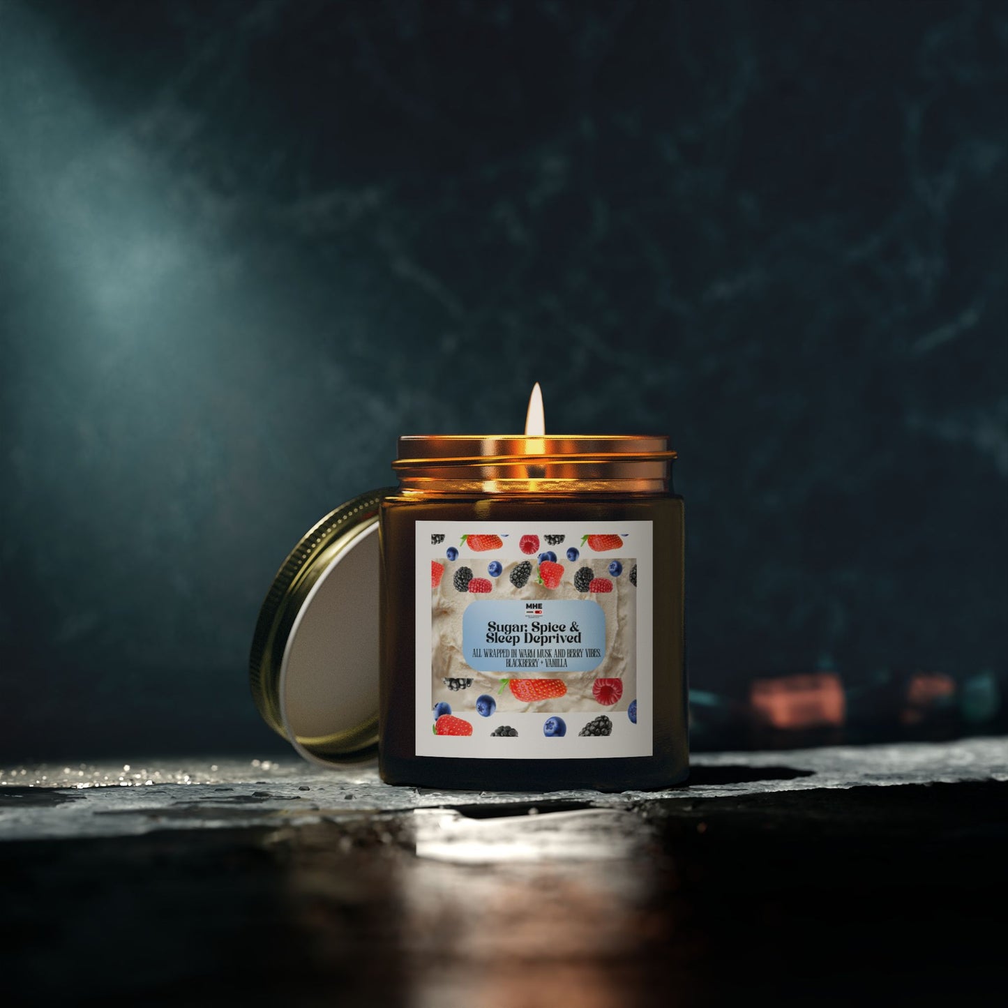 Sugar Spice & Sleep Inspired Scented Candles - Cozy Home Decor, Relaxation Gift, Aromatherapy, Candle for Stress Relief, Home Fragrance