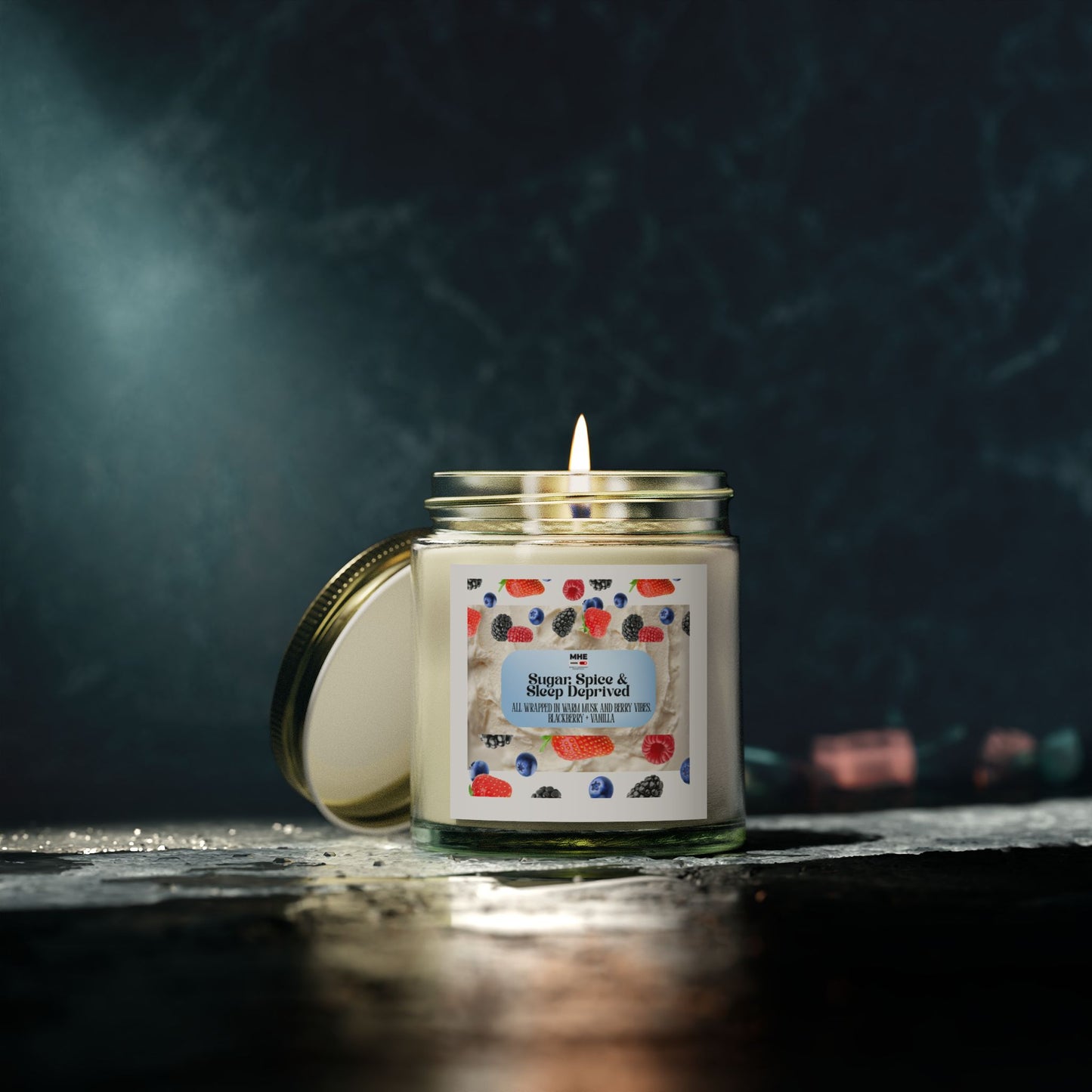 Sugar Spice & Sleep Inspired Scented Candles - Cozy Home Decor, Relaxation Gift, Aromatherapy, Candle for Stress Relief, Home Fragrance