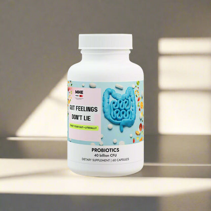 "Gut Feelings Don't Lie" -Probiotics Supplement (60 Capsules)