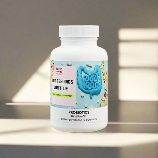 "Gut Feelings Don't Lie" -Probiotics Supplement (60 Capsules)