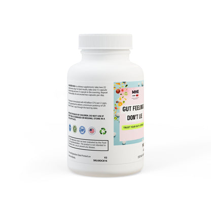 "Gut Feelings Don't Lie" -Probiotics Supplement (60 Capsules)
