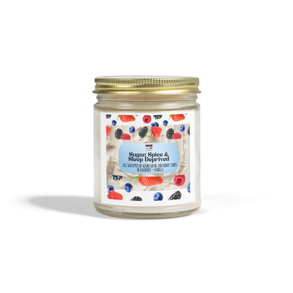 Sugar Spice & Sleep Inspired Scented Candles - Cozy Home Decor, Relaxation Gift, Aromatherapy, Candle for Stress Relief, Home Fragrance