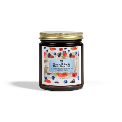Sugar Spice & Sleep Inspired Scented Candles - Cozy Home Decor, Relaxation Gift, Aromatherapy, Candle for Stress Relief, Home Fragrance