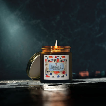 Sugar Spice & Sleep Inspired Scented Candles - Cozy Home Decor, Relaxation Gift, Aromatherapy, Candle for Stress Relief, Home Fragrance